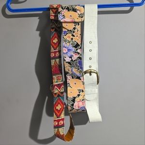 3 patterend belts